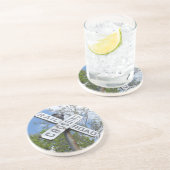 Bahnübergang Untersetzer (Seite)