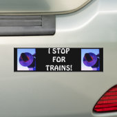 Bahnübergangssignal in lila autoaufkleber (Auf Auto)