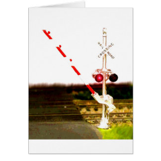 Bahnübergangssignale und Bahntrassen