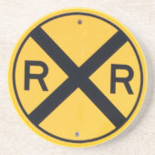 Bahnübergangszeichen Getränkeuntersetzer (Vorne)
