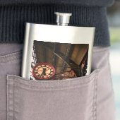 Bahnuhr Flachmann (Beispiel)