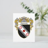 Bahnwappen (gekämmt) postkarte (Stehend Vorderseite)