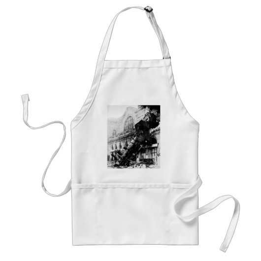 Bahnwrack in Montparnasse , 22 Oktober 1895 Schürze (Vorne)