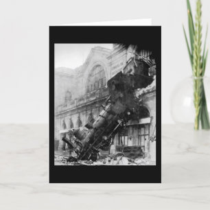 Bahnwrack in Montparnasse, Desaster Karte