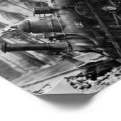 Bahnwrack Montparnasse 1895 Poster (Ecke)