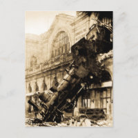 Bahnwrack Montparnasse 1895 Vintag