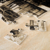 Bahnwrack Montparnasse 1895 Vintag Puzzle (Seite)