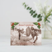 Bahnwreck Holiday Postkarte (Stehend Vorderseite)