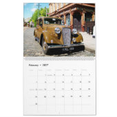 Bahnzug des Vintagen Dampfs Kalender (Feb 2027)