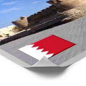 Bahrain - Arad - Fort in Arad - Poster (Ecke)