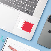 Bahrain Aufkleber (Laptop mit iPhone)