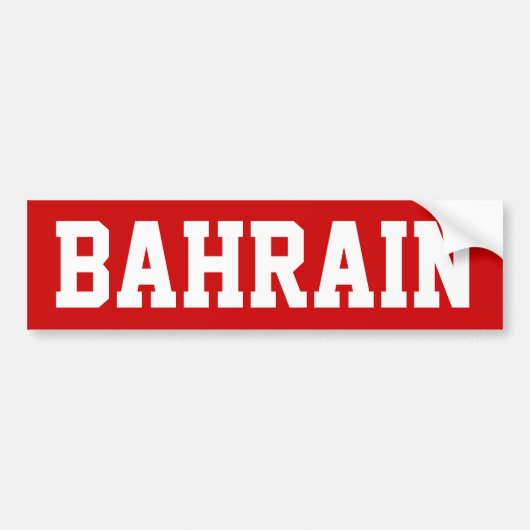 Bahrain Autoaufkleber (Vorne)