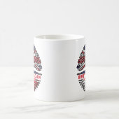Bahrain Bahraini British UK Tree Roots Flag Kaffeetasse (Mittel)