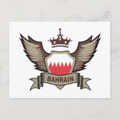 Bahrain Emblem Postkarte (Vorderseite)