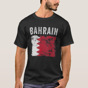 Bahrain Fahne bedrückte Männer Frauen Kinder Bahra T-Shirt