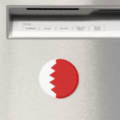 Bahrain Fisheye Flag Magnet (In Situ (Geschirrspüler))