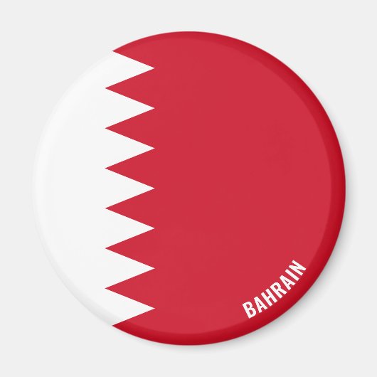 Bahrain Flag Charming Patriotic Magnet (Vorne)