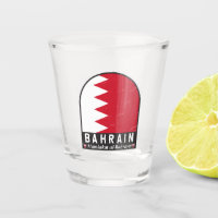 Bahrain Flag Emblem gestört Vintag