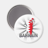 Bahrain Flag Karte 2.0 Magnet (Vorderseite/Rückseite)