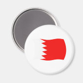 Bahrain Flag Magnet (Vorderseite/Rückseite)