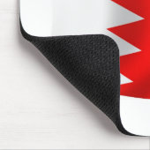 Bahrain Flag Mousepad (Ecke)