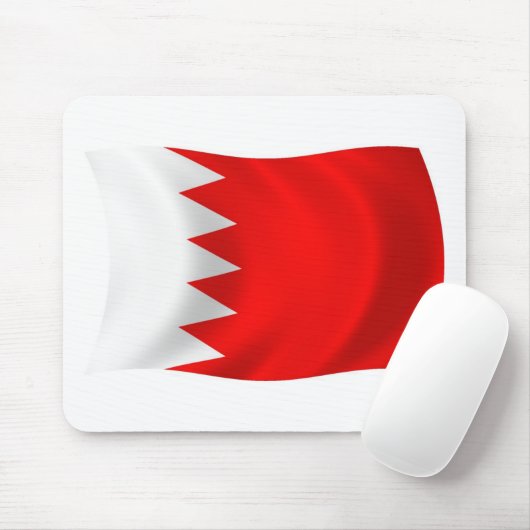 Bahrain Flag Mousepad (Mit Mouse)