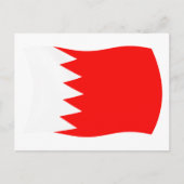 Bahrain Flag Postkarte (Vorderseite)