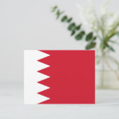 Bahrain Flag Postkarte (Stehend Vorderseite)