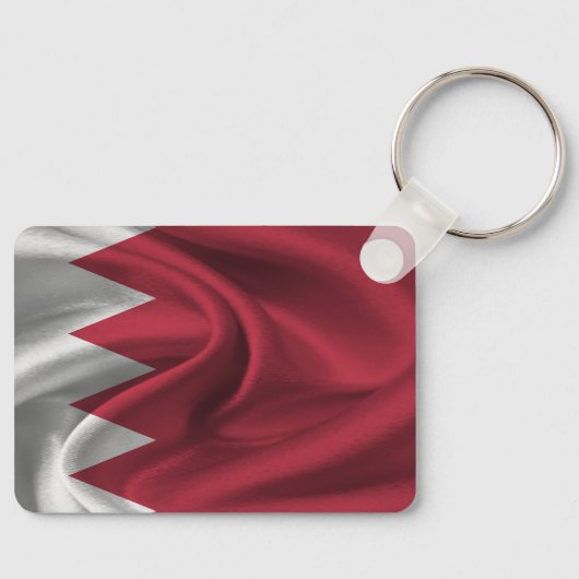 Bahrain Flag Schlüsselanhänger (Vorderseite)