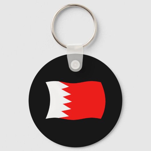 Bahrain Flag Schlüsselanhänger (Vorderseite)