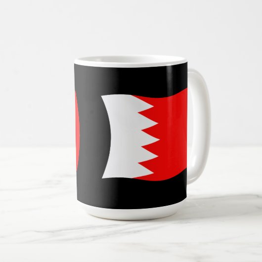 Bahrain Flag Tasse (VorderseiteRechts)