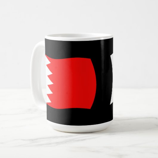 Bahrain Flag Tasse (Vorderseite Links)
