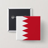 Bahrain-Flagge Button (Vorne & Hinten)