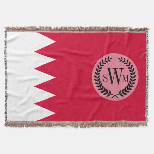 Bahrain-Flagge Decke (Vorderseite)