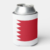 Bahrain-Flagge Dosenkühler (Kanne Vorderseite)