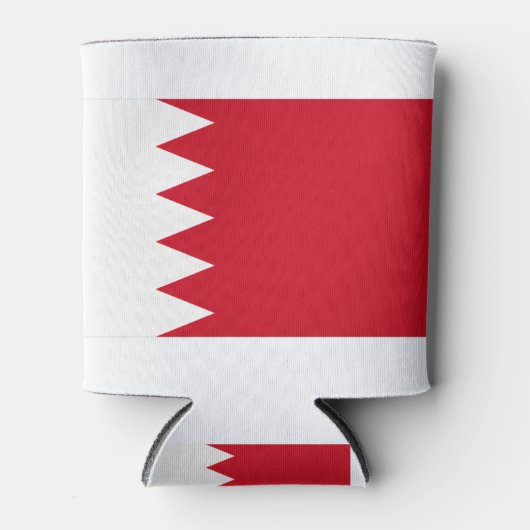 Bahrain-Flagge Dosenkühler (Vorderseite)