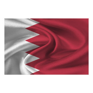Bahrain-Flagge Fotodruck