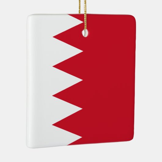 Bahrain-Flagge Keramikornament (Rechts)