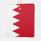 Bahrain-Flagge Keramikornament (Links)