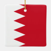 Bahrain-Flagge Keramikornament (Rückseite)