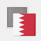 Bahrain-Flagge Magnet (Vorderseite/Rückseite)