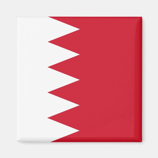 Bahrain-Flagge Magnet (Vorne)