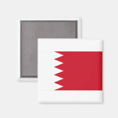 Bahrain-Flagge Magnet (Vorderseite/Rückseite)