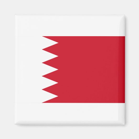 Bahrain-Flagge Magnet (Vorne)