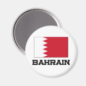 Bahrain-Flagge Magnet (Vorderseite/Rückseite)