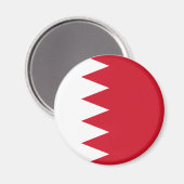 Bahrain-Flagge Magnet (Vorderseite/Rückseite)