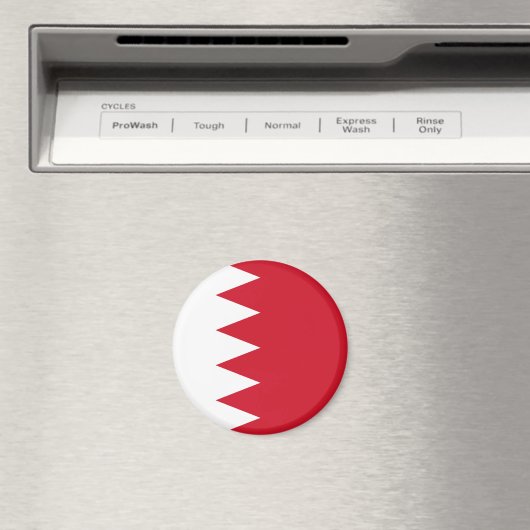 Bahrain-Flagge Magnet (In Situ (Geschirrspüler))