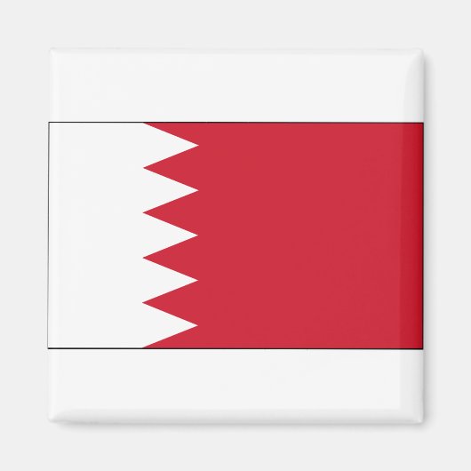 Bahrain-Flagge Magnet (Vorne)
