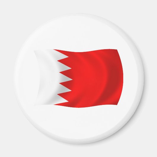 Bahrain-Flagge-Magnet Magnet (Vorne)