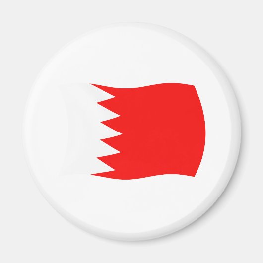 Bahrain-Flagge-Magnet Magnet (Vorne)